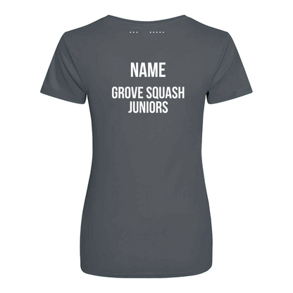 Grove Juniors Squash Action Womens T