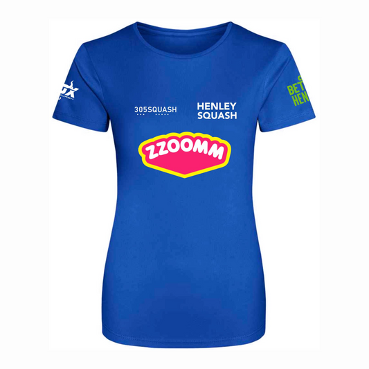 Henley Squash Action Womens T