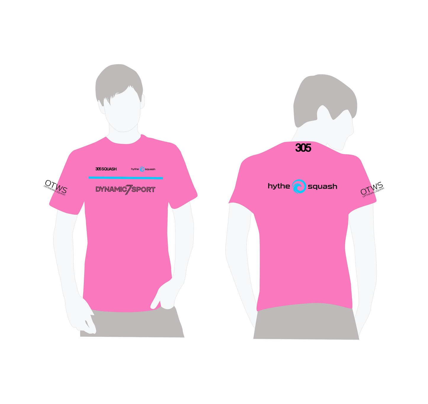 Hythe Squash Action Womens T