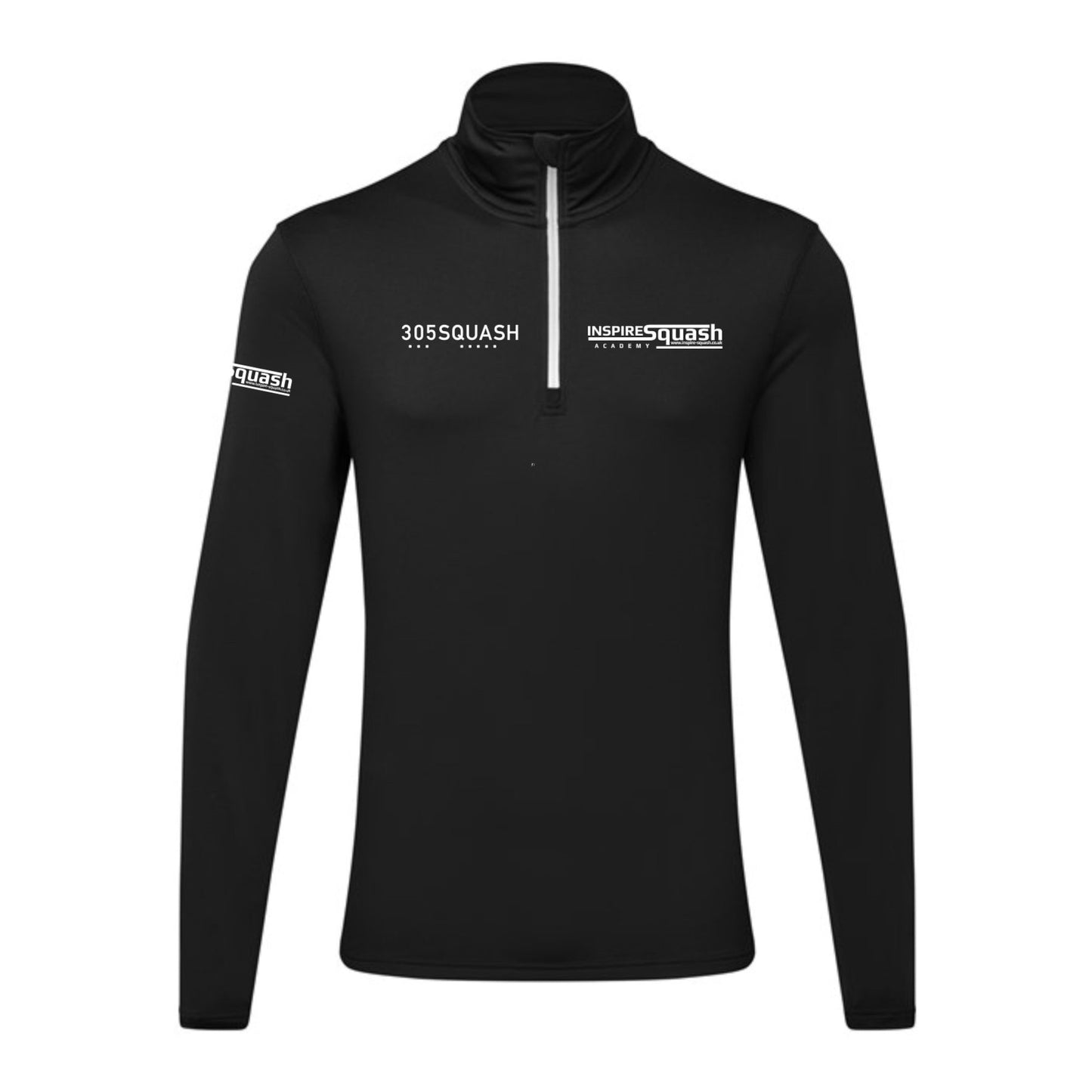 INSPIRE Squash Coaches Performance Lite 1/4 Zip Top