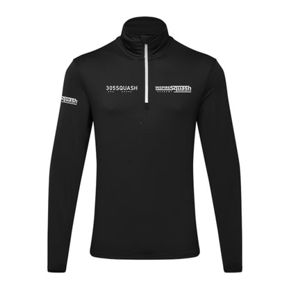 INSPIRE Squash Coaches Performance Lite 1/4 Zip Top