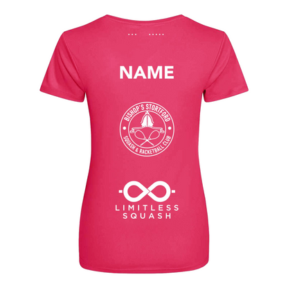 Limitless + Bishop's Stortford Squash Action Womens T