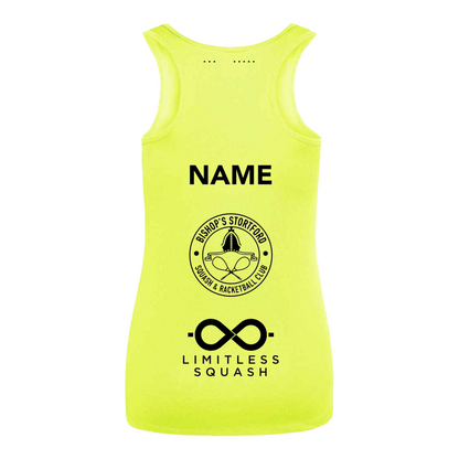 Limitless + Bishop's Stortford Squash Action Womens Vest