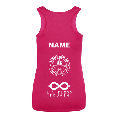 Limitless + Bishop's Stortford Squash Action Womens Vest