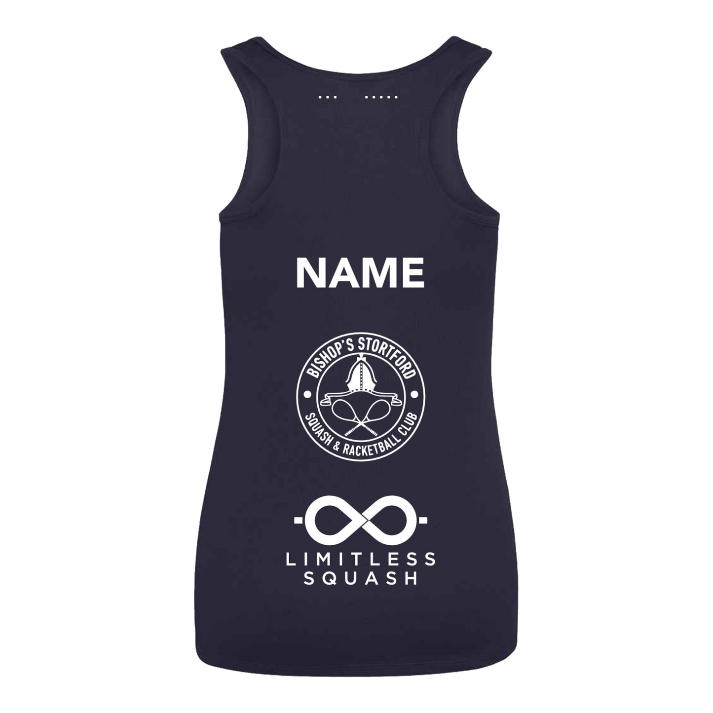 Limitless + Bishop's Stortford Squash Action Womens Vest