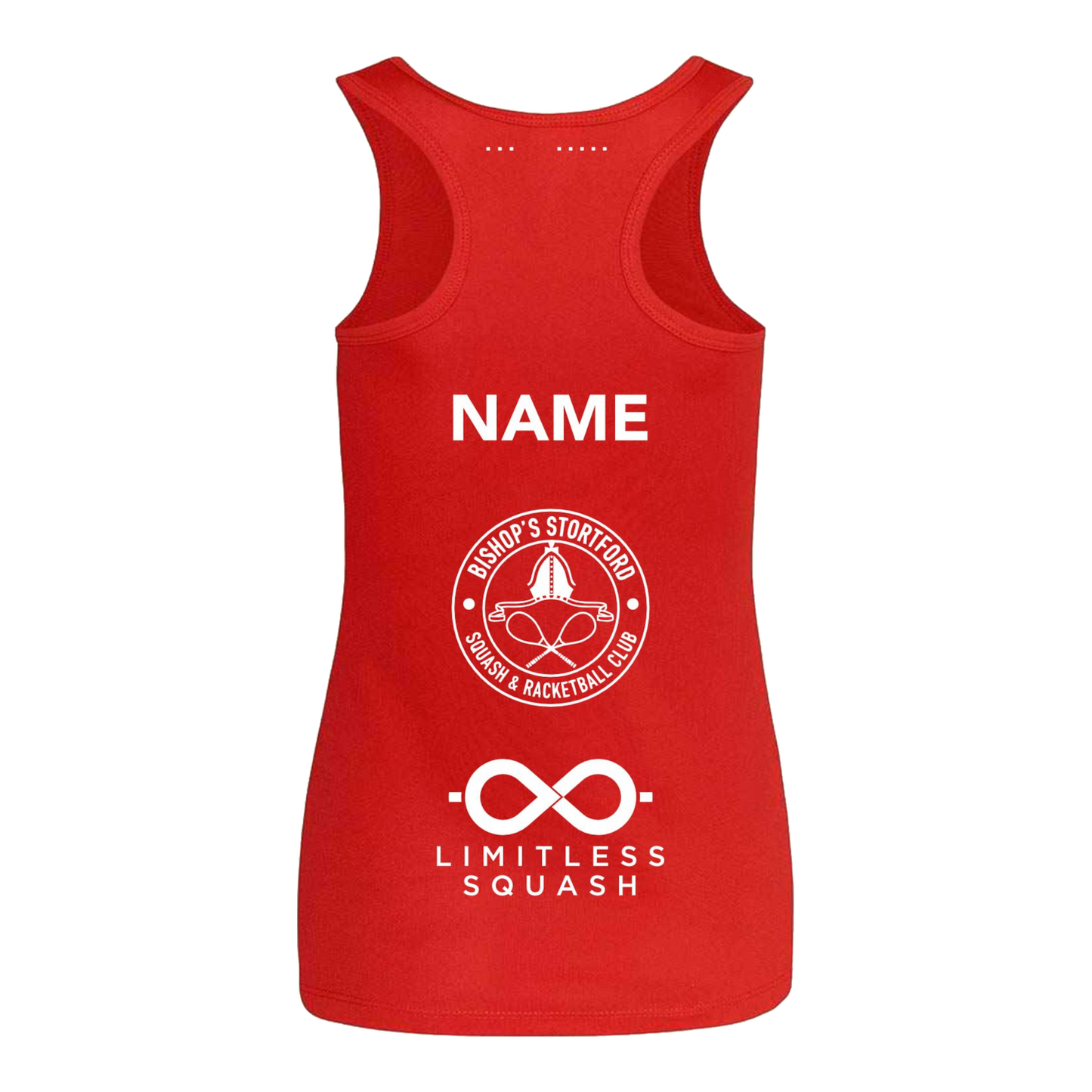 Limitless + Bishop's Stortford Squash Action Womens Vest