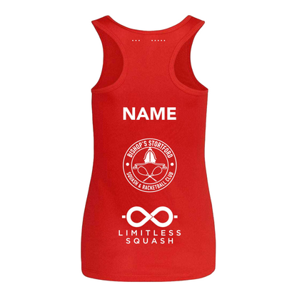 Limitless + Bishop's Stortford Squash Action Womens Vest