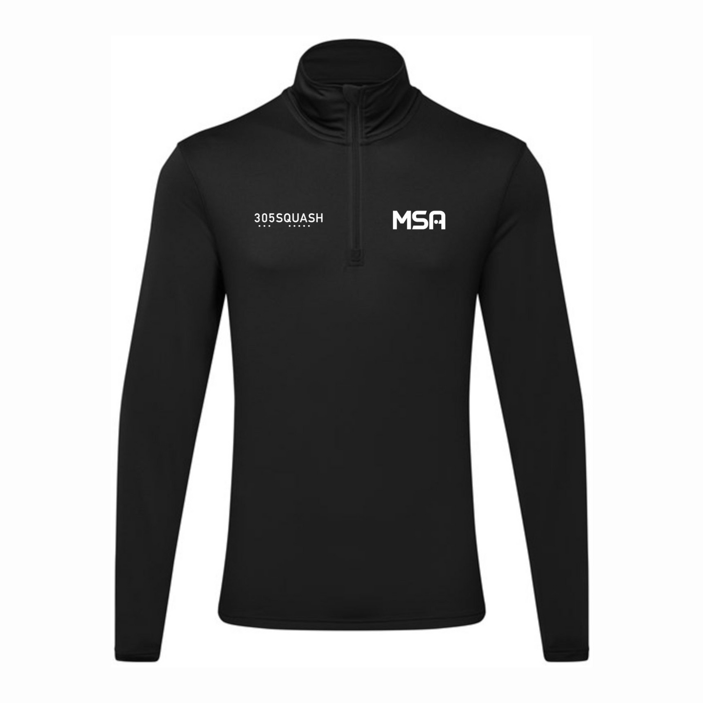 Manchester Squash Academy Performance Lite 1/4 Zip Top