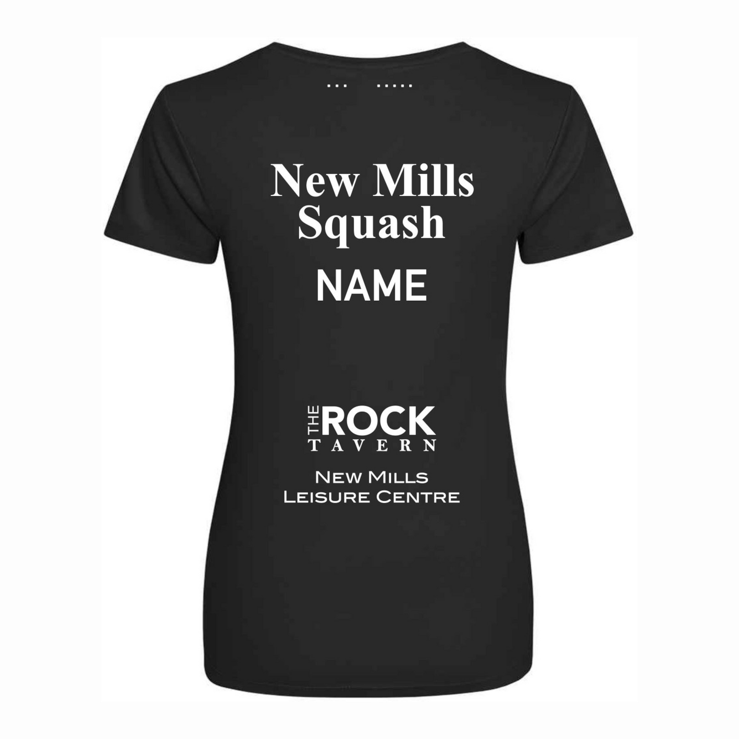 New Mills Squash Action Womens T