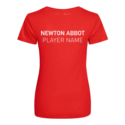 Newton Abbot Squash Action Womens T