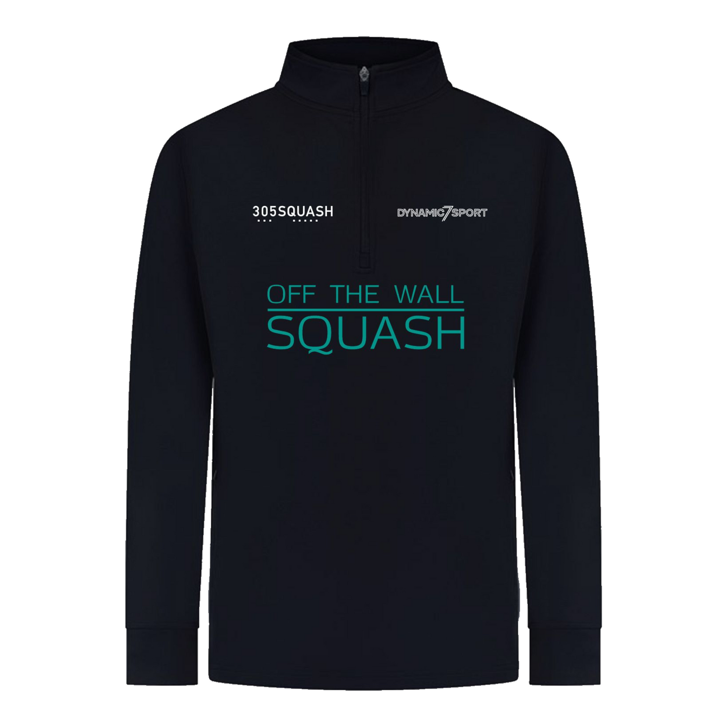 Off The Wall Squash Performance Kids 1/4 Zip Top