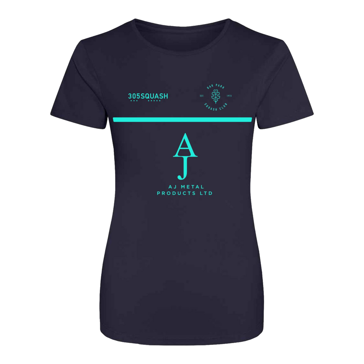 Oak Park Squash Action Womens T