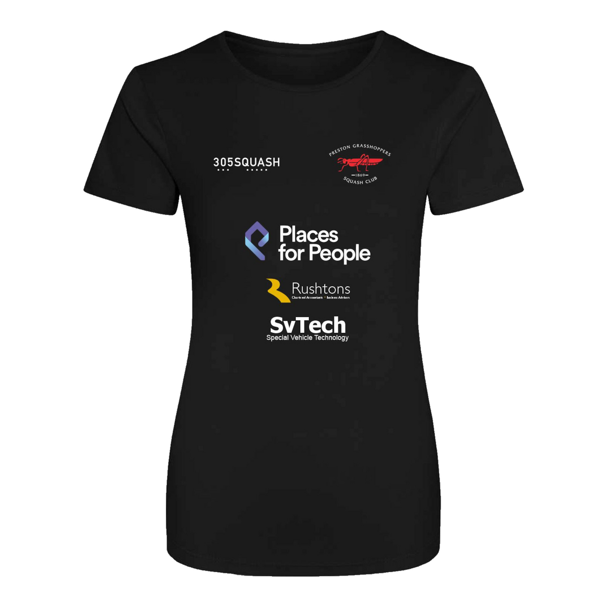 Preston Grasshoppers Squash Action Womens T