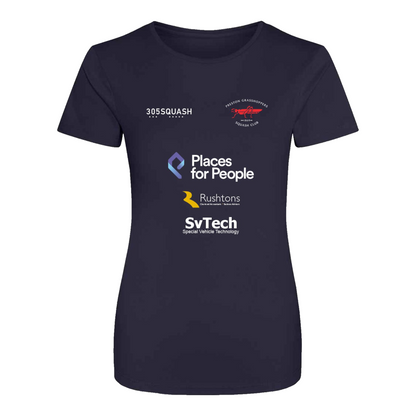 Preston Grasshoppers Squash Action Womens T