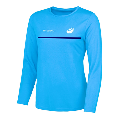 Scottish Squash Masters Action Womens Long Sleeve T