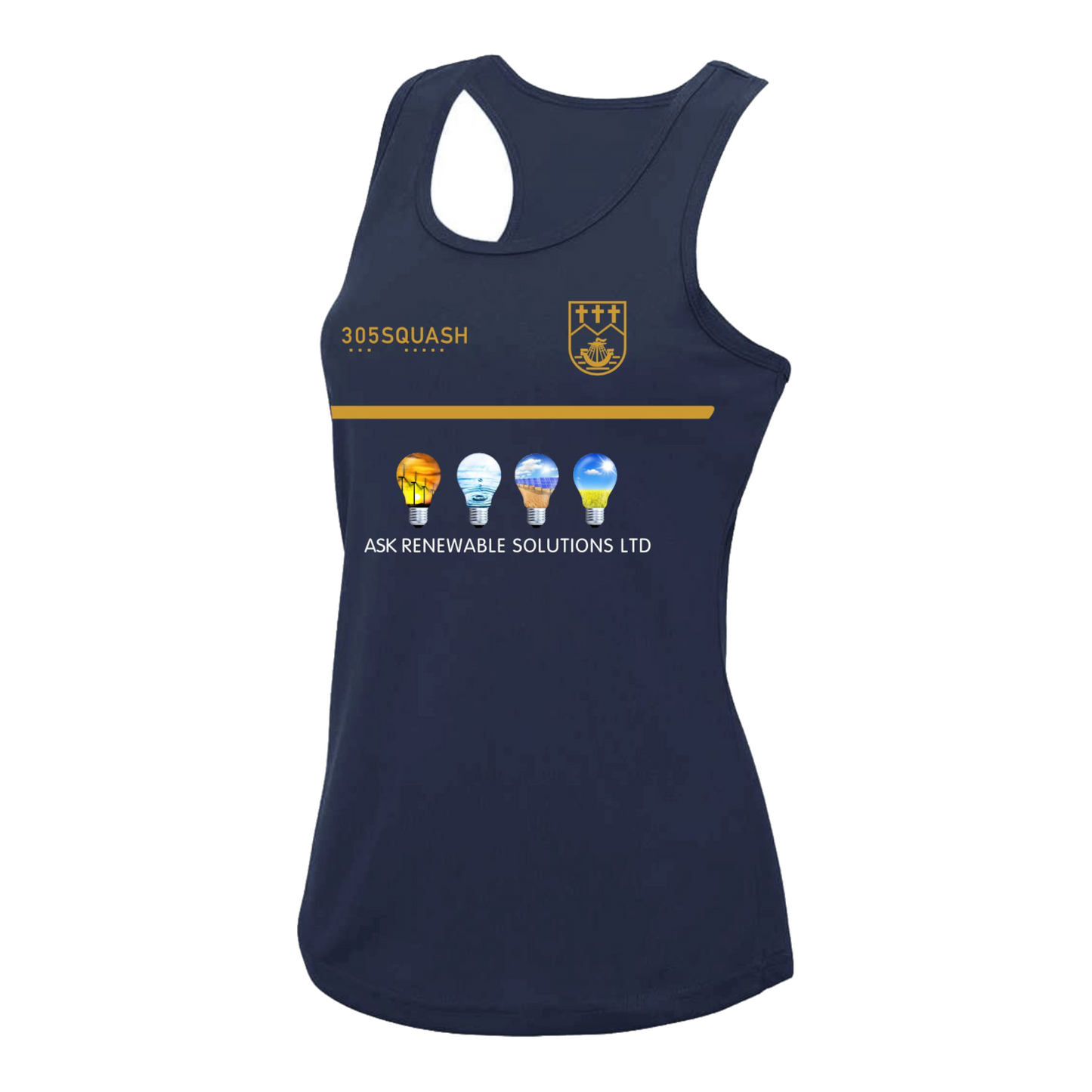 Southport & Birkdale Squash Action Womens Vest