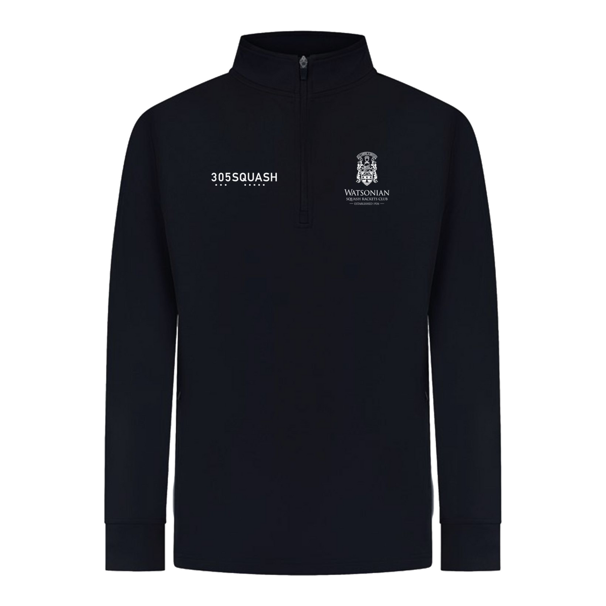 Watsonians Squash Performance 1/4 Zip Top