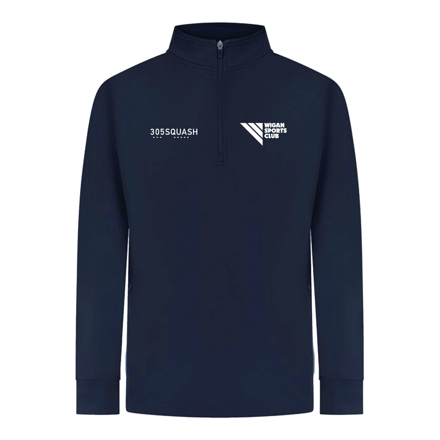 Wigan Squash Performance 1/4 Zip Top