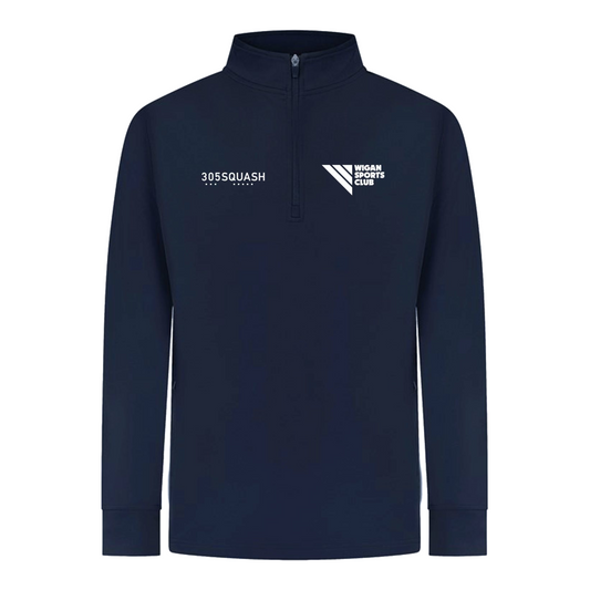 Wigan Squash Performance 1/4 Zip Top