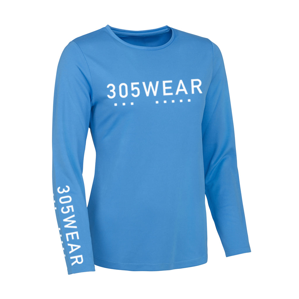 305WEAR Wordmark Icon Action Womens Long Sleeve T