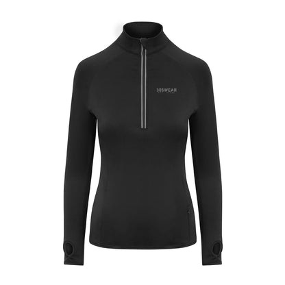 305WEAR Wordmark Performance Fit Womens 1/2 Zip Top