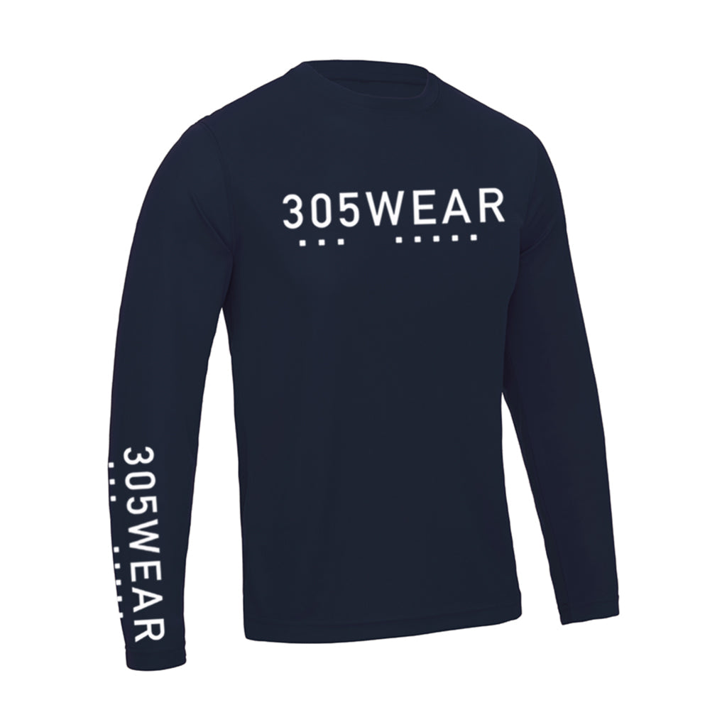 305WEAR Wordmark Icon Action Long Sleeve T