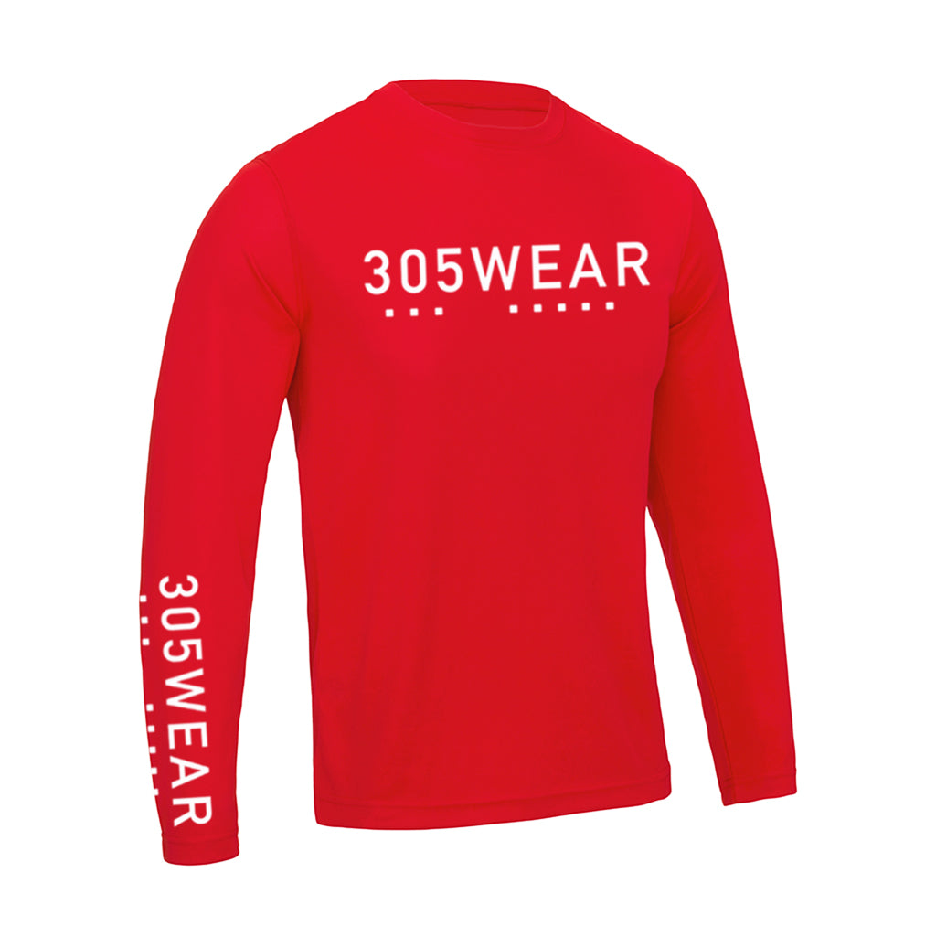 305WEAR Wordmark Icon Action Long Sleeve T