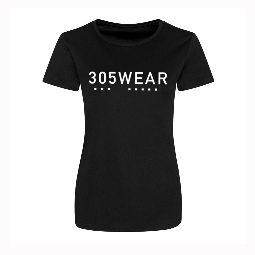 305WEAR Wordmark Icon Performance Womens T