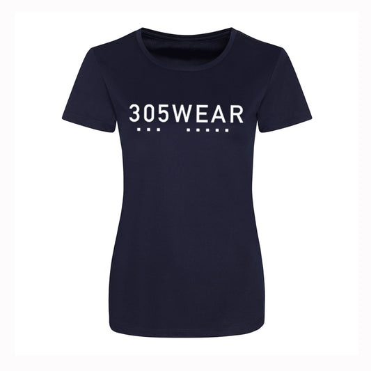 305WEAR Wordmark Icon Performance Womens T