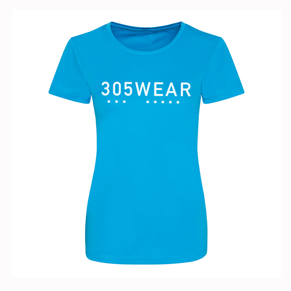 305WEAR Wordmark Icon Performance Womens T